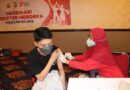 Sambut HUT Kemerdekaan RI Ke-77, Polrestro Jak-Bar Gelar Vaksin Booster Merdeka