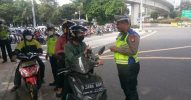 Hari Pertama OKJ Satlantas Polres Jakarta Barat, Terdapat 14 Pelanggar ETLE Mobile