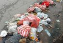 Sampah Bau Busuk Berserakan di Jalan Bangun Nusa Raya Cengkareng Timur