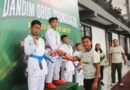 Atlet Muda Menggelora di Kejuaraan Karate Dandim 0806/Trenggalek pada HUT ke-80 TNI