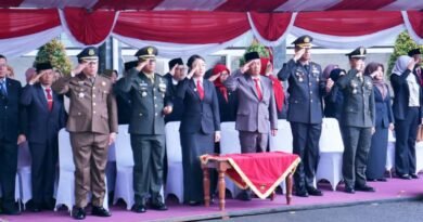 Dandim 0808/Blitar Hadiri Upacara Peringatan Hari Sumpah Pemuda Ke 97 di Halaman Walikota