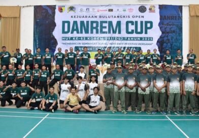 Ratusan Atlet Bulu Tangkis Jatim dan Jateng Meriahkan Danrem Cup di Ponorogo