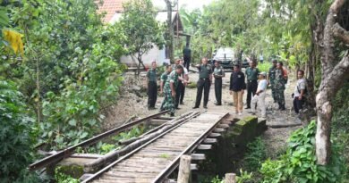 Danrem 081/Dsj Tinjau Rencana Pembangunan Dua Jembatan Strategis di Ngawi