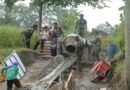 Sinergi Kodim 0808/Blitar dan Warga, Bangun Jembatan Perintis Garuda Bendosewu Hampir Rampung