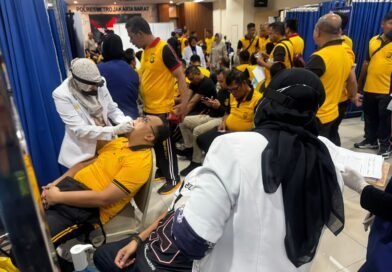 Ratusan Personel Polres Metro Jakarta Barat Jalani Pemeriksaan Kesehatan