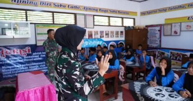 Satgas TMMD Ke-127 di Blitar Sasar Program Non Fisik dan Wasbang Sekolah Dasar