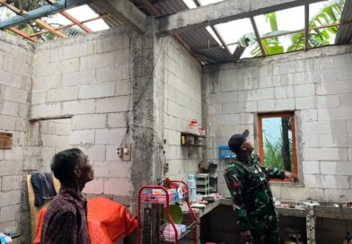 Hujan Disertai Angin Porak-porandakan Rumah Warga Pule, Trenggalek