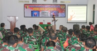 Kodim 0806/Trenggalek Edukasi Prajurit Cegah Stroke dan Jantung Koroner