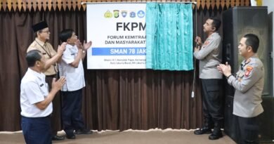 Kapolres Metro Jakarta Barat Hadiri Launching FKPMS di SMAN 78