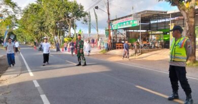 Sinergitas TNI-Polri di Trenggalek Amankan Sholat Idul Fitri 1447 H