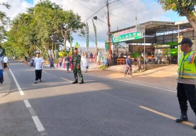 Sinergitas TNI-Polri di Trenggalek Amankan Sholat Idul Fitri 1447 H