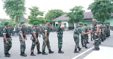 Danrem Untoro Minta Anggotanya Kembali Fokus Rutinitas Tugas Kedinasan