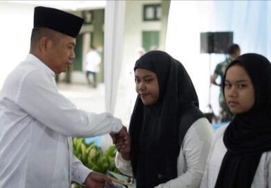 Momen Ramadhan, Makorem 083/Bdj Berbagi dengan Prajurit dan Anak Yatim