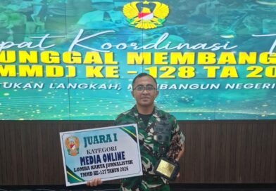 Sukses TMMD Ke-27, Kodim 0808/Blitar Boyong Dua Penghargaan Lomba Karya Jurnakistik