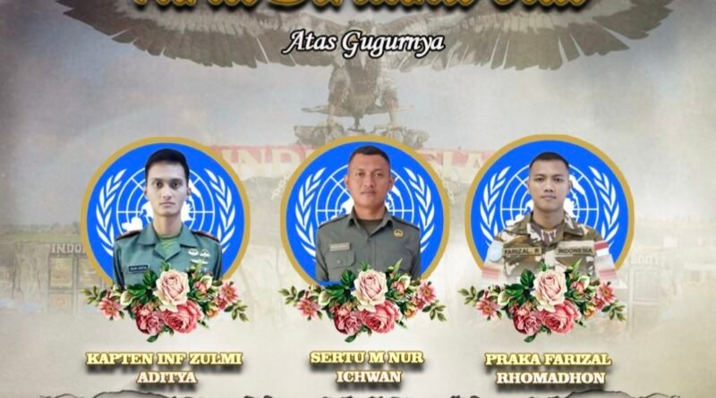 Tiga Prajurit TNI AD Gugur dalam Misi PBB, Dandim 0807 Sampaikan Duka Mendalam