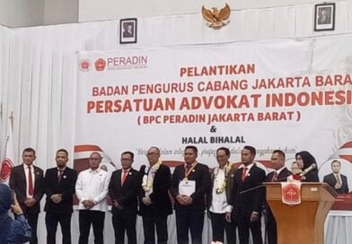 Ketua BPC Peradin Jakarta Barat Dilantik, Perkuat Komitmen Penegakan Hukum