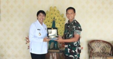 Dandim Roy Sambut Kunjungan Kepala BNN Trenggalek