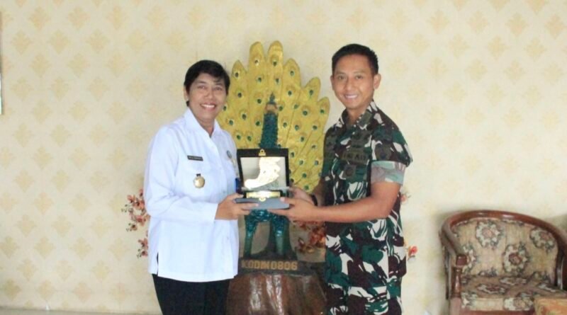 Dandim Roy Sambut Kunjungan Kepala BNN Trenggalek