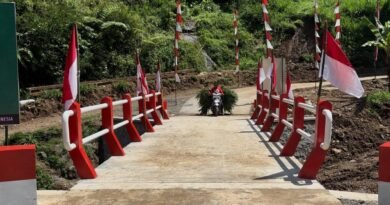 Jembatan Garuda di Desa Gondanggunung Rampung 100 Persen