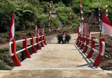 Jembatan Garuda di Desa Gondanggunung Rampung 100 Persen