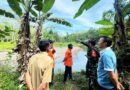 Tebing Sungai Banjar Rawan Longsor, TNI dan TRC-PB BPBD Imbau Warga Waspada