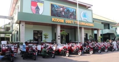 Kodim Tulungagung Salurkan 28 Motor Roda Tiga untuk Koperasi Merah Putih