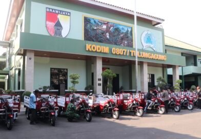 Kodim Tulungagung Salurkan 28 Motor Roda Tiga untuk Koperasi Merah Putih