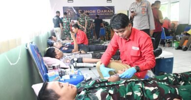 HUT ke-80 Pomad Gelar Donor Darah di Madiun
