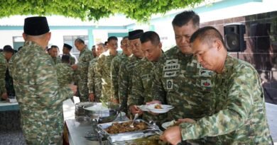 Lewat Momen Sederhana, Danrem 081/DSJ Rawat Kebersamaan dan Soliditas Satuan