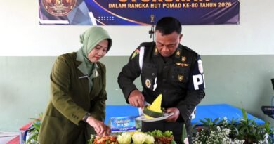 HUT ke-80 Pomad, Denpom V/1 Madiun Perkuat Pengabdian