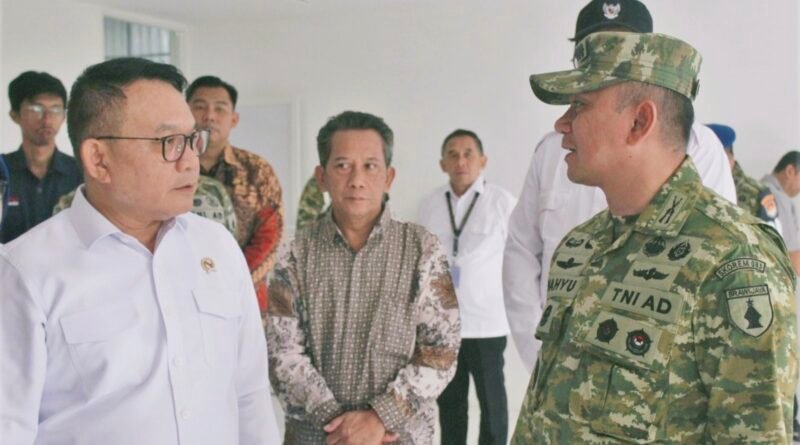 Danrem 083/Bdj Dampingi KSP RI Pastikan Program Prioritas Nasional Dirasakan Masyarakat