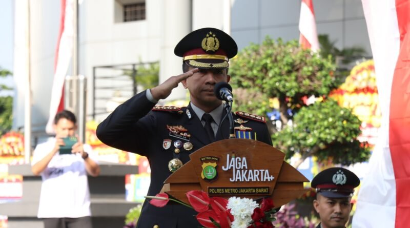 Puncak Hari Bhayangkara Ke-80, Polres Metro Jakarta Barat Teguhkan Komitmen “Polri untuk Masyarakat”