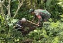 Cegah Ancaman Bencana, Babinsa Sidomulyo Bersama Warga Gelar Aksi Tanam Pohon