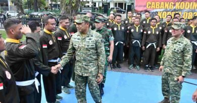 Danrem 083/Bdj Dampingi Dankodiklatad Awasi Uji Petik PSM di Makodim 0833/Kota Malang