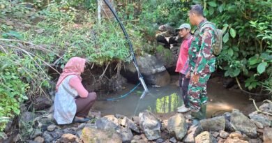 Babinsa Kawal Monev IRPOM, Perkuat Ketahanan Pangan di Trenggalek