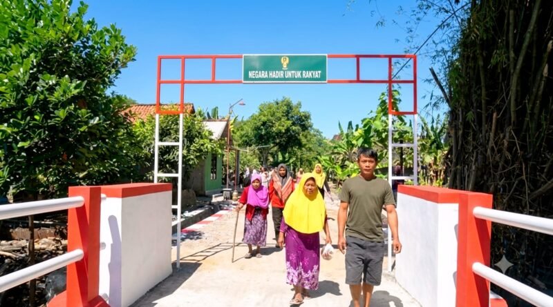 Petani Bersorak! berawal Sesek, Jembatan Garuda di Sidorejo Jangkau Lebih 50 Hektare Sawah