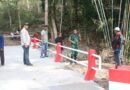 Dandim Tulungagung Tinjau Progres Jembatan Garuda di Rejosari