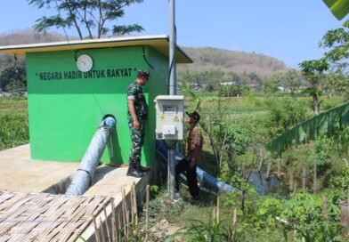 Pastikan Irigasi Optimal, Dandim Tulungagung Tinjau Irpom Bantuan Sterad di Desa Tamban