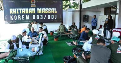 Korem 083/Baladhika Jaya Gelar Khitan Massal untuk Anak-Anak Malang