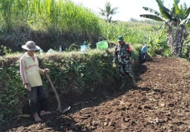 Sertu Tatang Bantu Petani Percepat Persiapan Musim Tanam