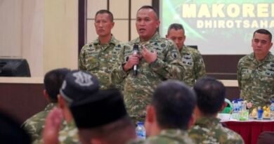 Danrem Kolonel Untoro: Bangun Soliditas Internal Kunci Keberhasilan Tugas