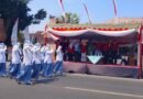 TNI-Polri Berikan Pengamanan Lomba Gerak Jalan HUT Ke-81 RI di Gandusari