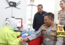 Perkuat Misi Kemanusiaan, Kapolresta Malang Kota Ajak 50 Personel Donor Darah Membantu Kebutuhan Darah