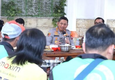 Kapolresta Malang Kota Silaturahmi dengan Komunitas Ojol