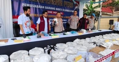 Polres Metro Jakarta Barat Musnahkan 1,1 Ton Bahan Baku Narkotika Carisoprodol dari Jaringan Internasional