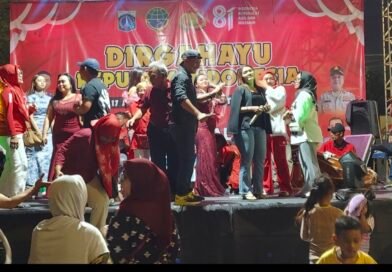 Hiburan Dangdut Menggelegar pada Malam Puncak HUT Ke-81 Kemerdekaan RI di Terminal Kalideres