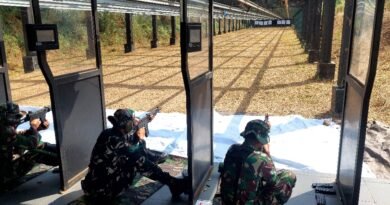 Prajurit Korem 083/Bdj Diasah Menembak Untuk Hadapi Setiap Tantangan