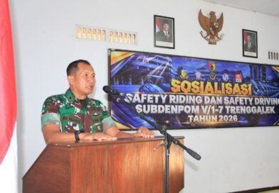 Kodim 0806/Trenggalek Perkuat Disiplin Prajurit Lewat Safety Riding