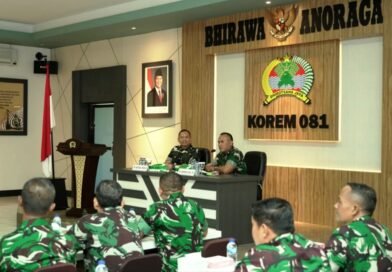 Korem 081/DSJ Terima Tim Pengawas Audit Kinerja Itjenad