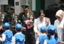 Ratusan Pelajar Sambangi Makodim Tulungagung, Beri Ucapan HUT ke-81 TNI